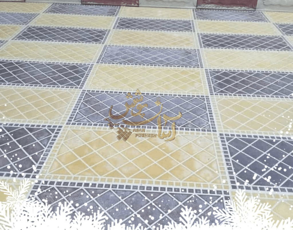 موزاییک پلیمری طرح ضربدر