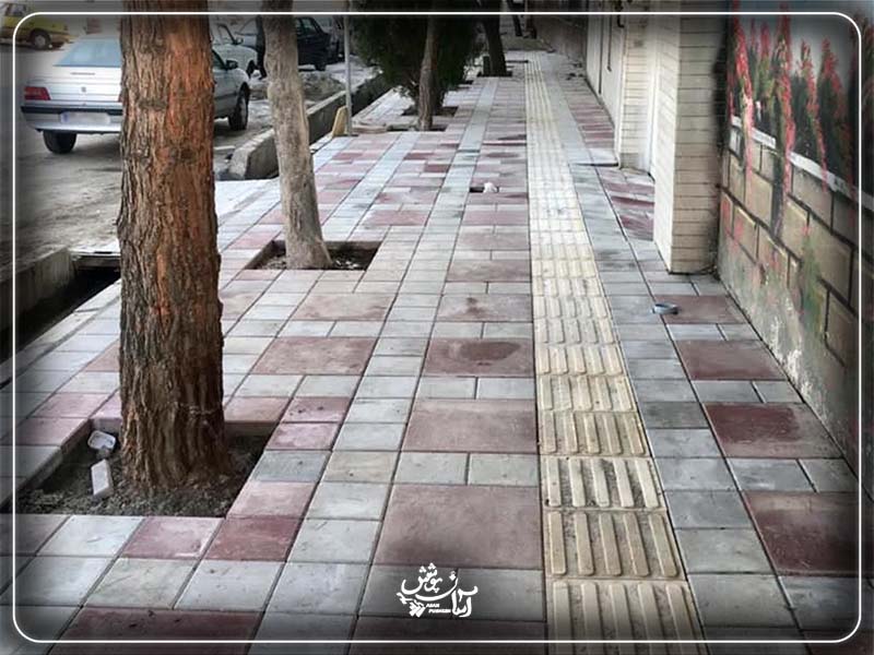 موزاییک پلیمری مناسب پیاده رو